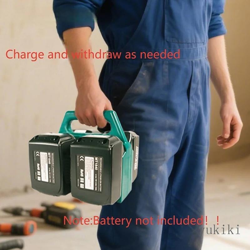 Kiki Fast Charging Station สําหรับ 18V 21V BL1830 BL1415 BL1815 BL1850 Chargers