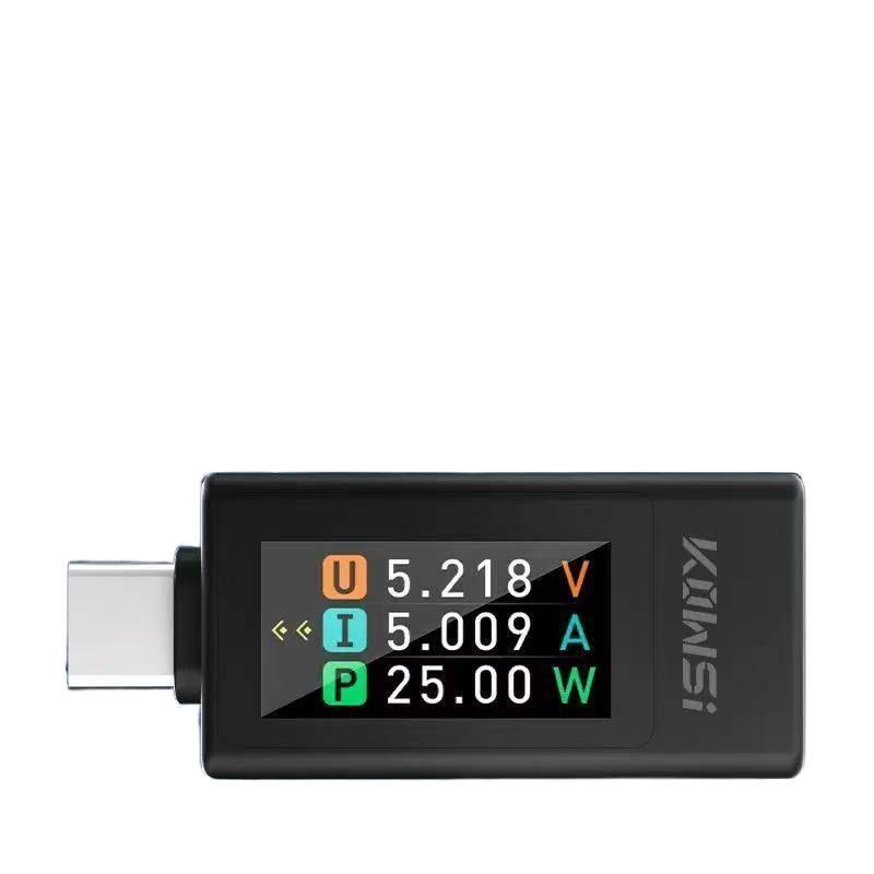 KWS-1902L KWS Type-c Tester แรงดันไฟฟ้าแอมมิเตอร์หน้าจอสี USB-C Two-Way Tester