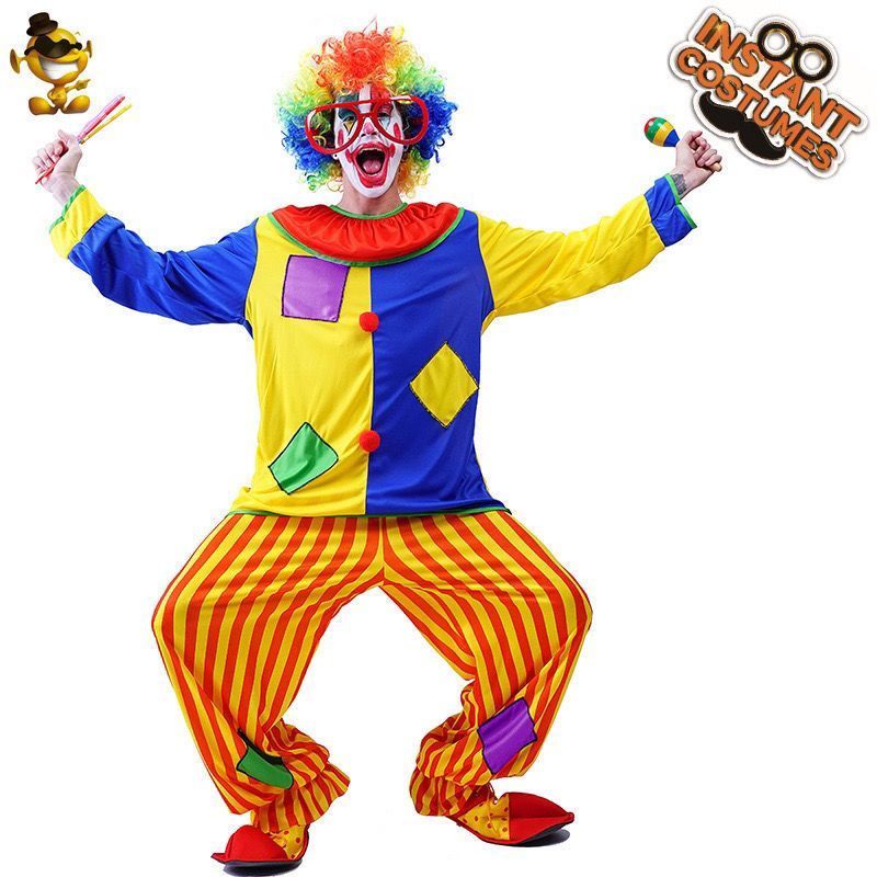 ฮาโลวีน Joker เครื่องแต่งกายผู้ชายผู้หญิงชุดคอสเพลย์ Masquerade Party Joker เสื้อผ้า Joker เครื่องแต