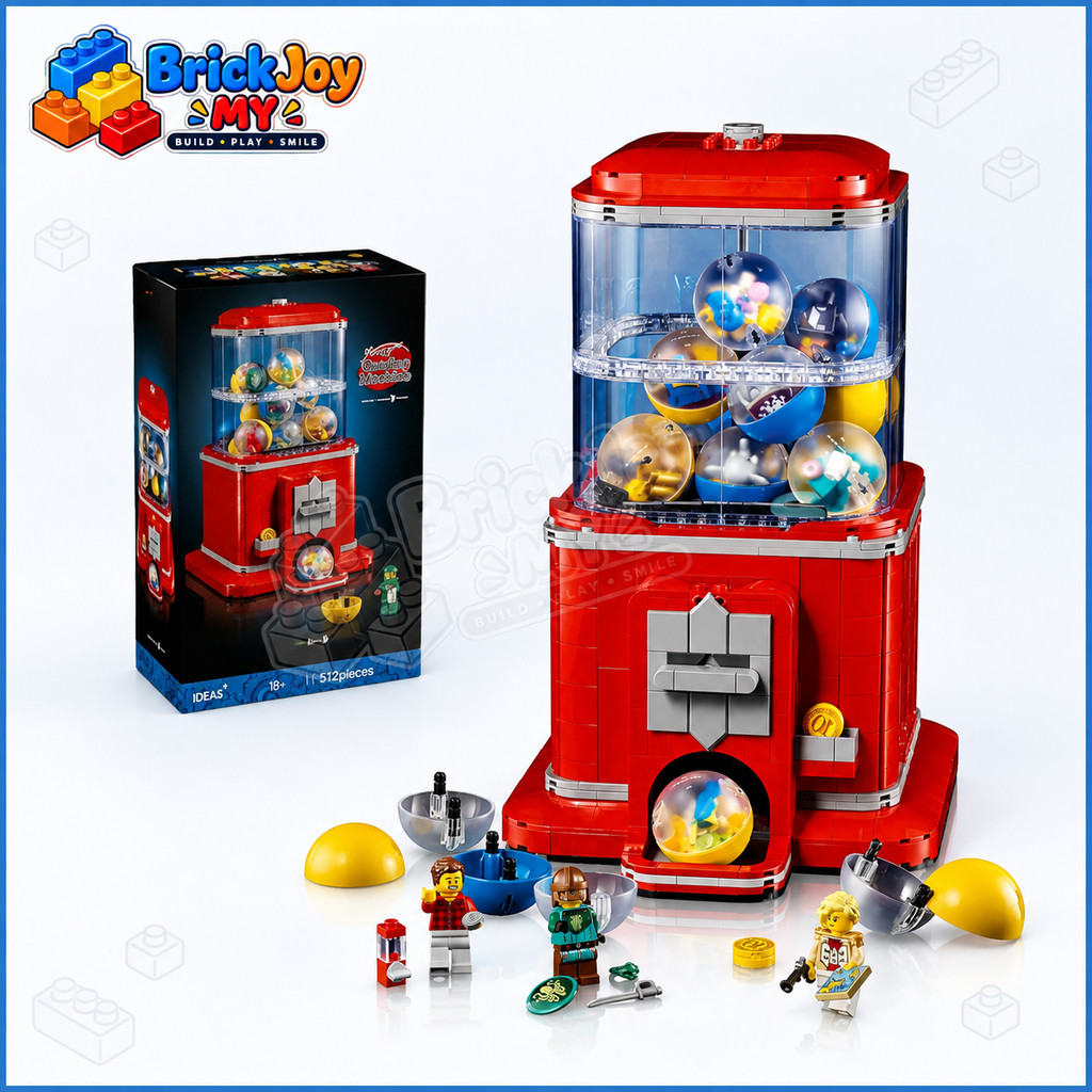 21358 มินิฟิกเกอร์ เครื่องหยอดเหรียญอาคารบล็อกสร้างสรรค์รุ่นอิฐของเล่นก่อสร้างสําหรับชายหญิงเด็กของข