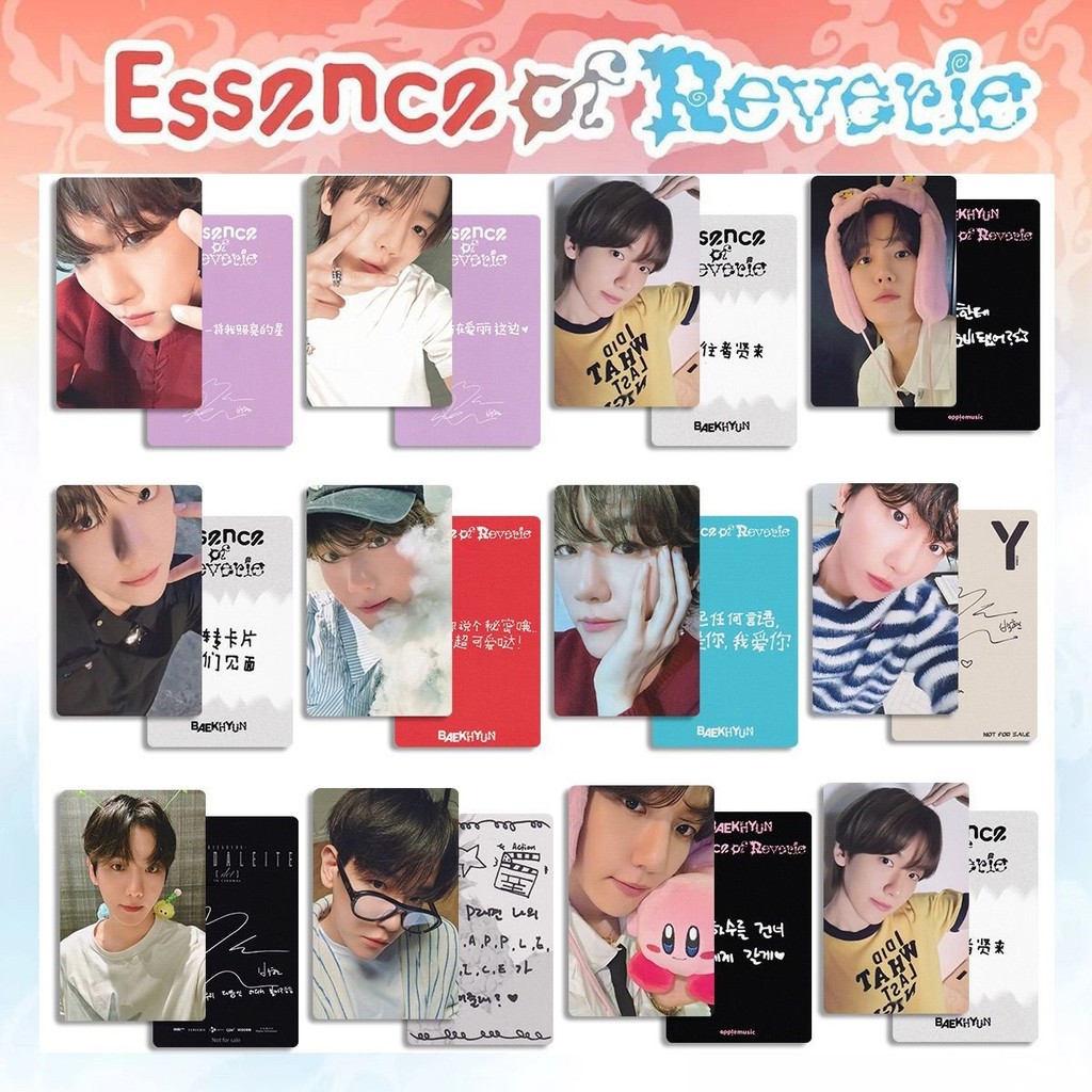 BAEKHYUN Photocard อัลบั้มใหม่ ESSENCE OF REVERIE การ์ดสินค้า BAEKHYUN Bonus การ์ดสุ่ม 8.13