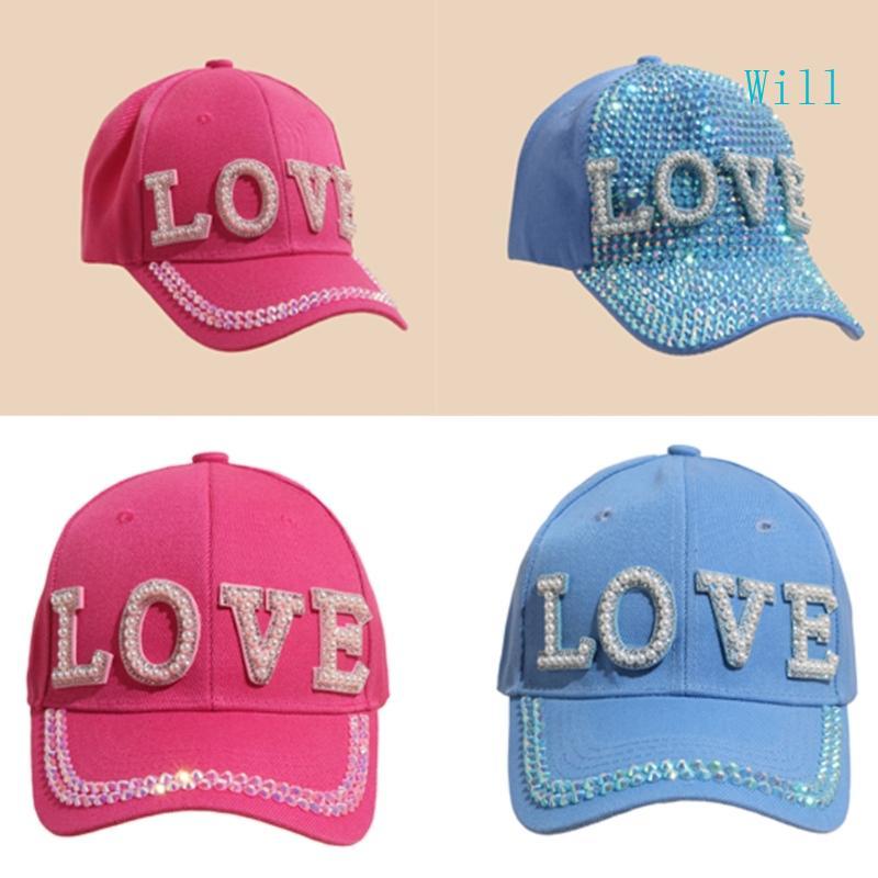 Will Casual Sport Hat Sparkles Denims Sun Hat Beach Portable Teen Stylish Hat