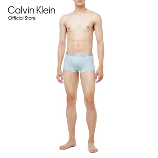 CALVIN KLEIN กางเกงในผู้ชาย Brushed Micro Jersey ทรง Low Rise Trunk รุ่น NB4127 YUD-สี Light blue