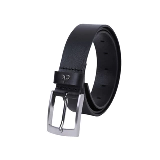 CALVIN KLEIN เข็มขัดผู้ชายหนังแท้ รุ่น 4D7033G V8Y-สีดำ
