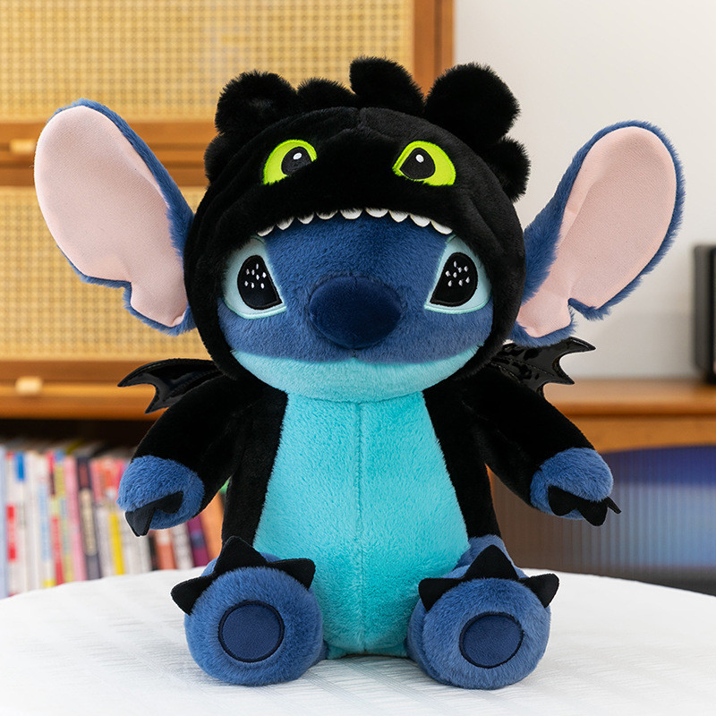 Cross-Border Cross-Dressing Alien Doll Blue Big Ear Plush ของเล่นเด็กตุ๊กตาหมอนของขวัญ