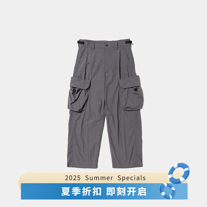 Mean หมายถึงwhile Nylon กระเป๋าเดินทาง Cargo PT กันน้ําอัลตราไวโอเลตสไตล์ทหาร Overalls