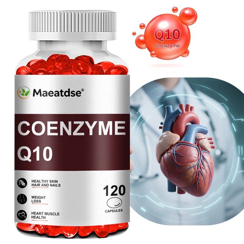 Coenzyme Q10 Ubiquinone + อาหารเสริมสุขภาพวิตามินอีหัวใจ