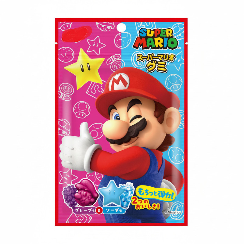 นําเข้า Nobe Er Snacks Gummy Super Mario Snowy Smoothie Childrens Candy 8/20/6