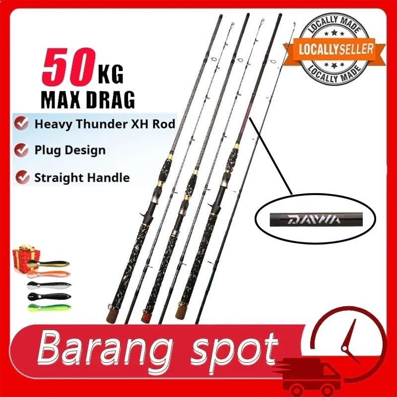 Rod Casting Rod Spinning Joran Pancing Fishing Rod XH Power Jigging Rod Solid Bc Rod UL 1.8M-2.7M
