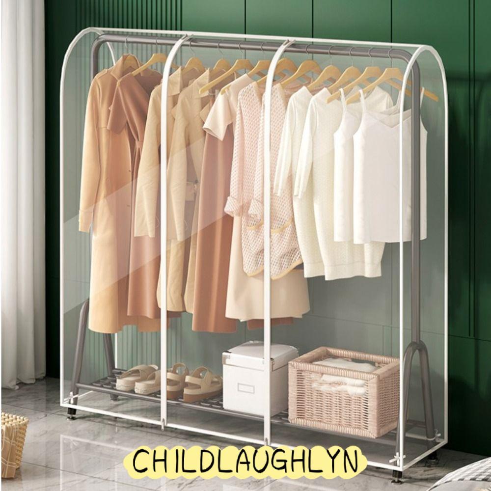 CHILDLAUGHLYN ปกป้องการจัดเก็บชุดเดรส, ผ้าคลุมกันฝุ่นเสื้อผ้ากันฝุ่นความจุขนาดใหญ่, ผ้าคลุมกันฝุ่นกันน้ําแบบหนา