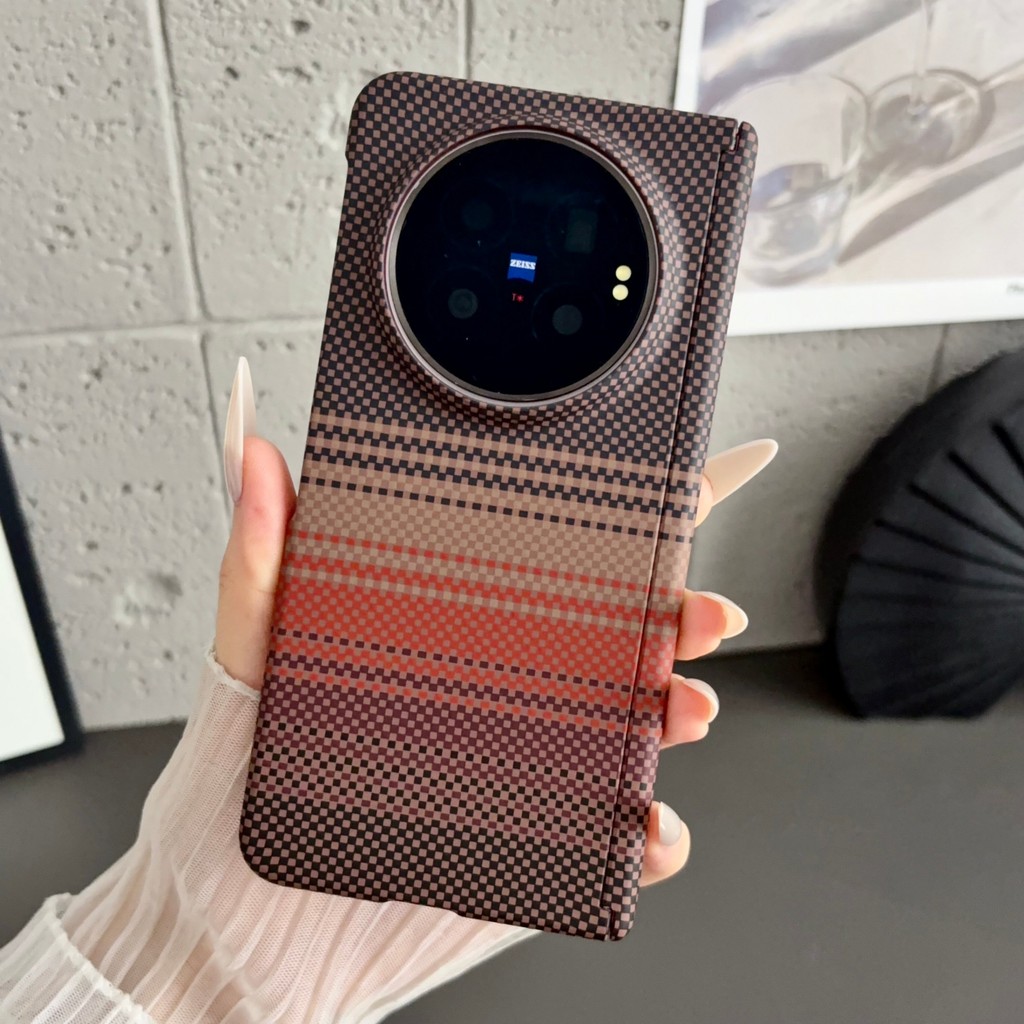 Vivo X Fold6 เคสโทรศัพท์หน้าจอพับแกนกลางเดียว PC สติ๊กเกอร์น้ําแม่เหล็กป้องกัน