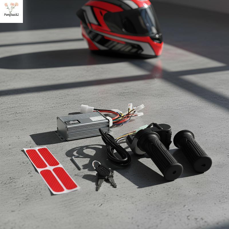 [pes] 36V 1000W แปรง E-Bike Controller มัลติฟังก์ชั่น Thumb Throttle Grip Kit สําหรับอะไหล่ E-Bike ก