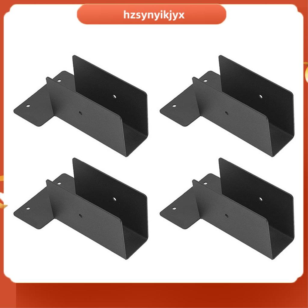 hzsynyikjyx Outdoor Pergola Rafter Bracket Joist Hanger Deck Railing Bracket Connector สําหรับ 2X4 ห