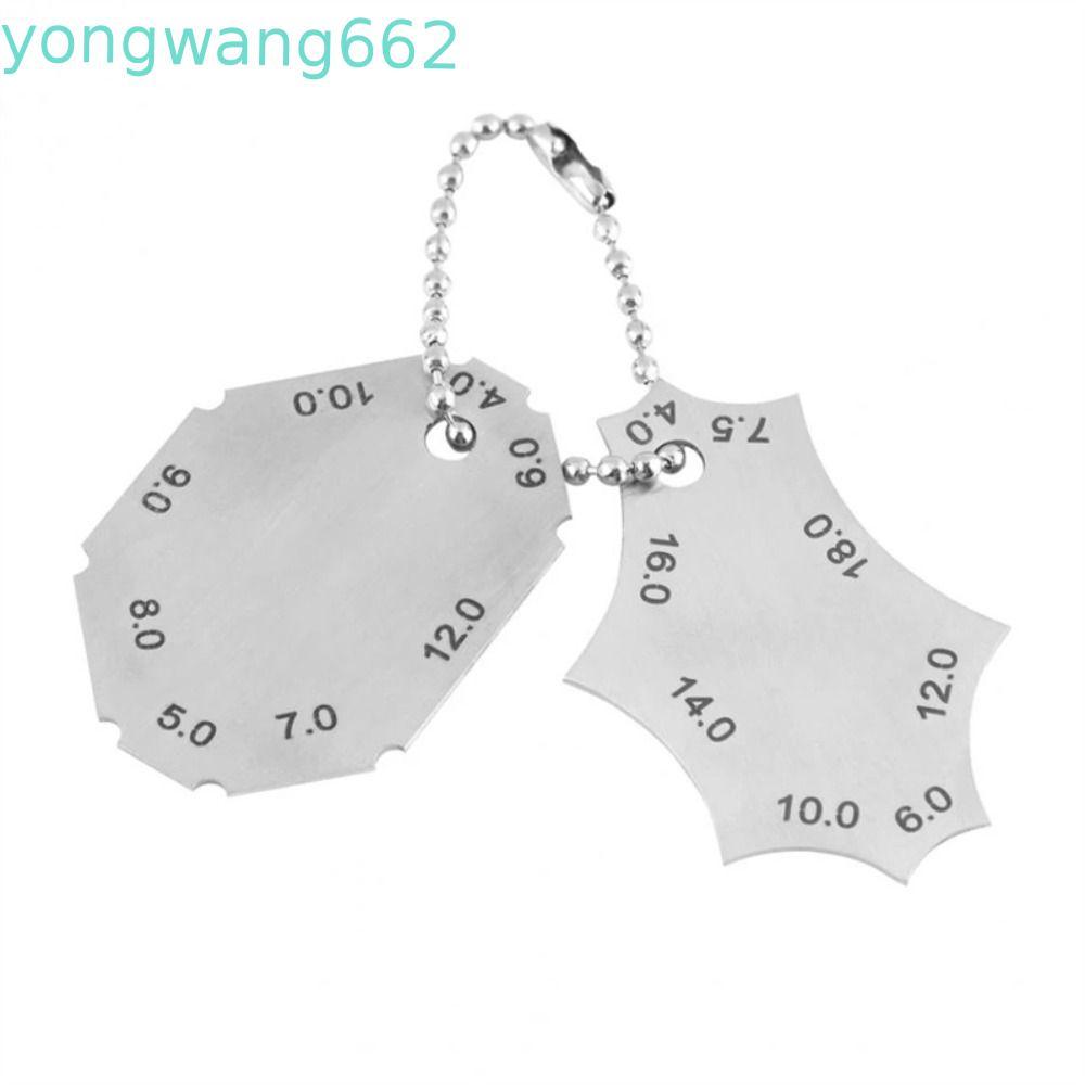 JERON Weld Gauge, Fillet Weld Tee Joint Welding Gauge, มุมขวาความยาวคอความลึกสแตนเลสเครื่องเชื่อมตรว