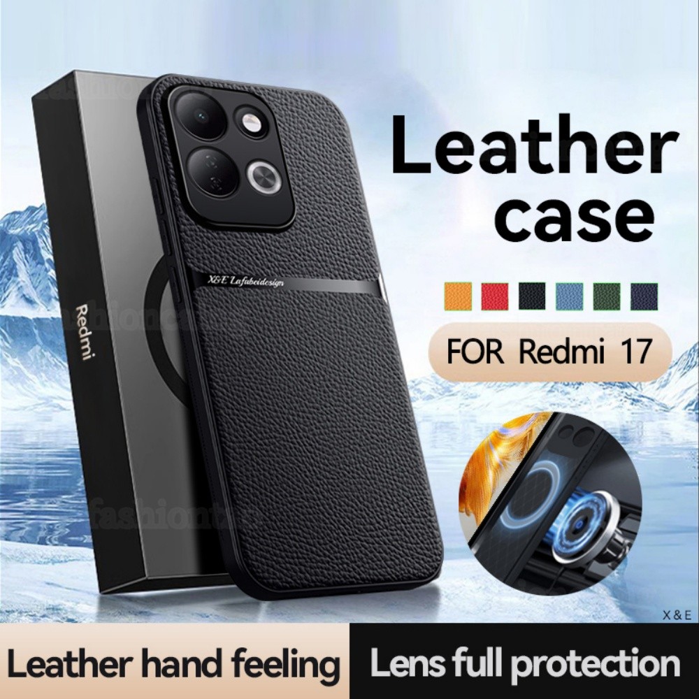สําหรับRedmi17 5G PU Matte Textureเคสโทรศัพท์สําหรับRedmi 17 C 17C 1 7 Redmi17 C Redmi17C 2026 ปลอกSoft TPU Edgeป้องกันกันชนกันกระแทกปกหลัง
