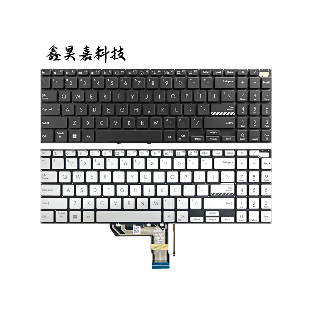 เหมาะสําหรับ Asus M3500 M6500 M7600 K3500 K6500 D3500 P3500 X3500 คีย์บอร์ด