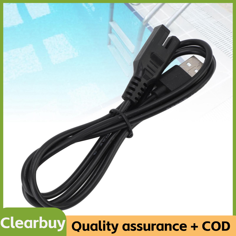 สายชาร์จสูญญากาศสระว่ายน้ำสายไฟ USB อย่างรวดเร็วสำหรับทำความสะอาด PVC 2 Core แบบชาร์จไฟได้เข้ากันได้