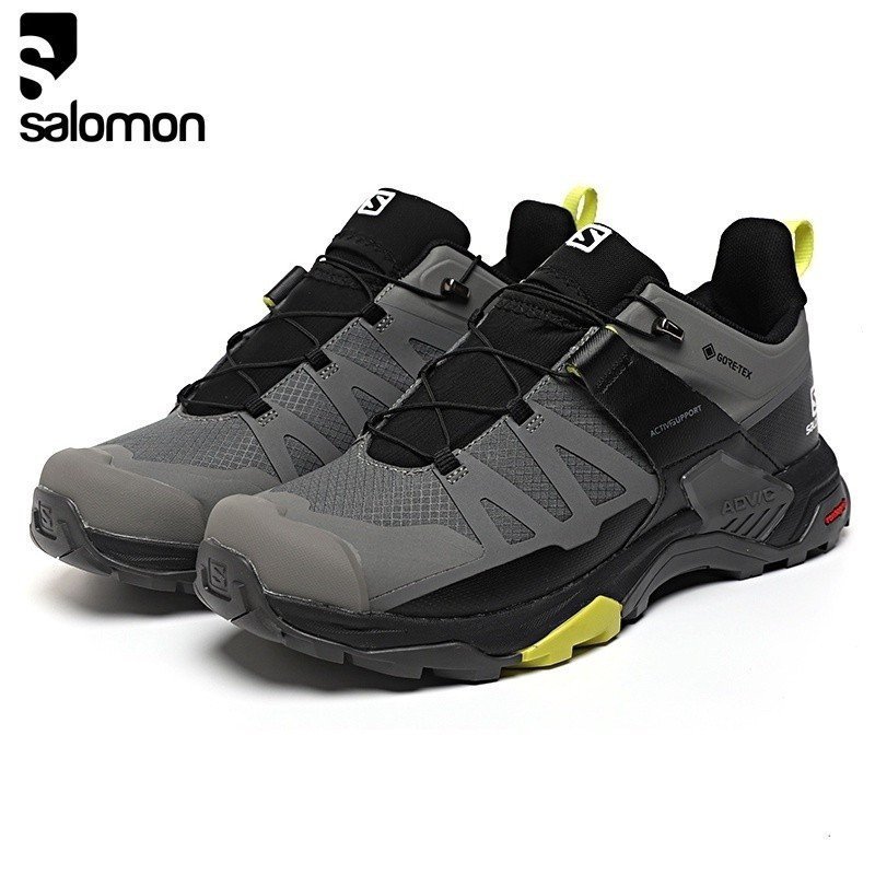2026SALOMON X ULTRA 4 GTX รองเท้าวิ่งกลางแจ้งกันน้ําลําลองผู้ชาย I9UQ
