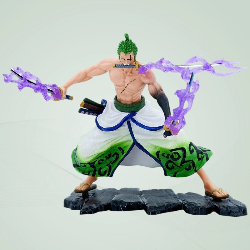 PF One Piece Roronoa Zoro Enma Pose Action Figure สามดาบสไตล์ Wano Country PVC อะนิเมะเครื่องประดับ
