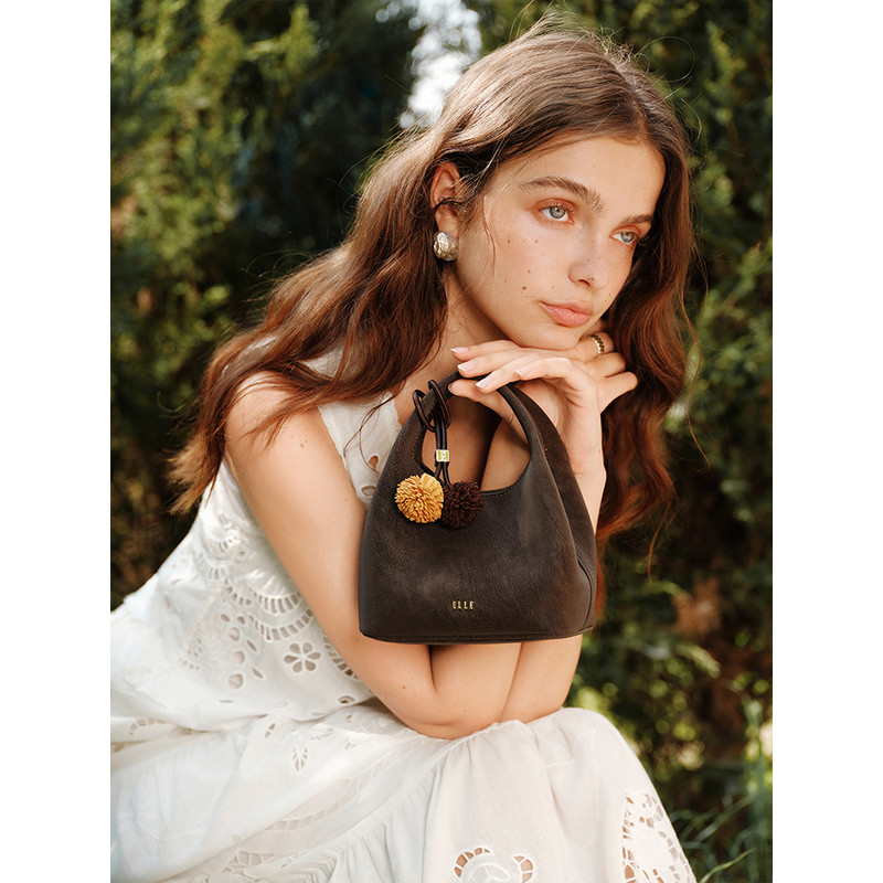 กระเป๋าผู้หญิง ELLE รุ่นใหม่จากทางการ กระเป๋าสะพายข้าง กระเป๋าถือ กระเป๋าใบเล็ก กระเป๋าทรงตะกร้า เหม