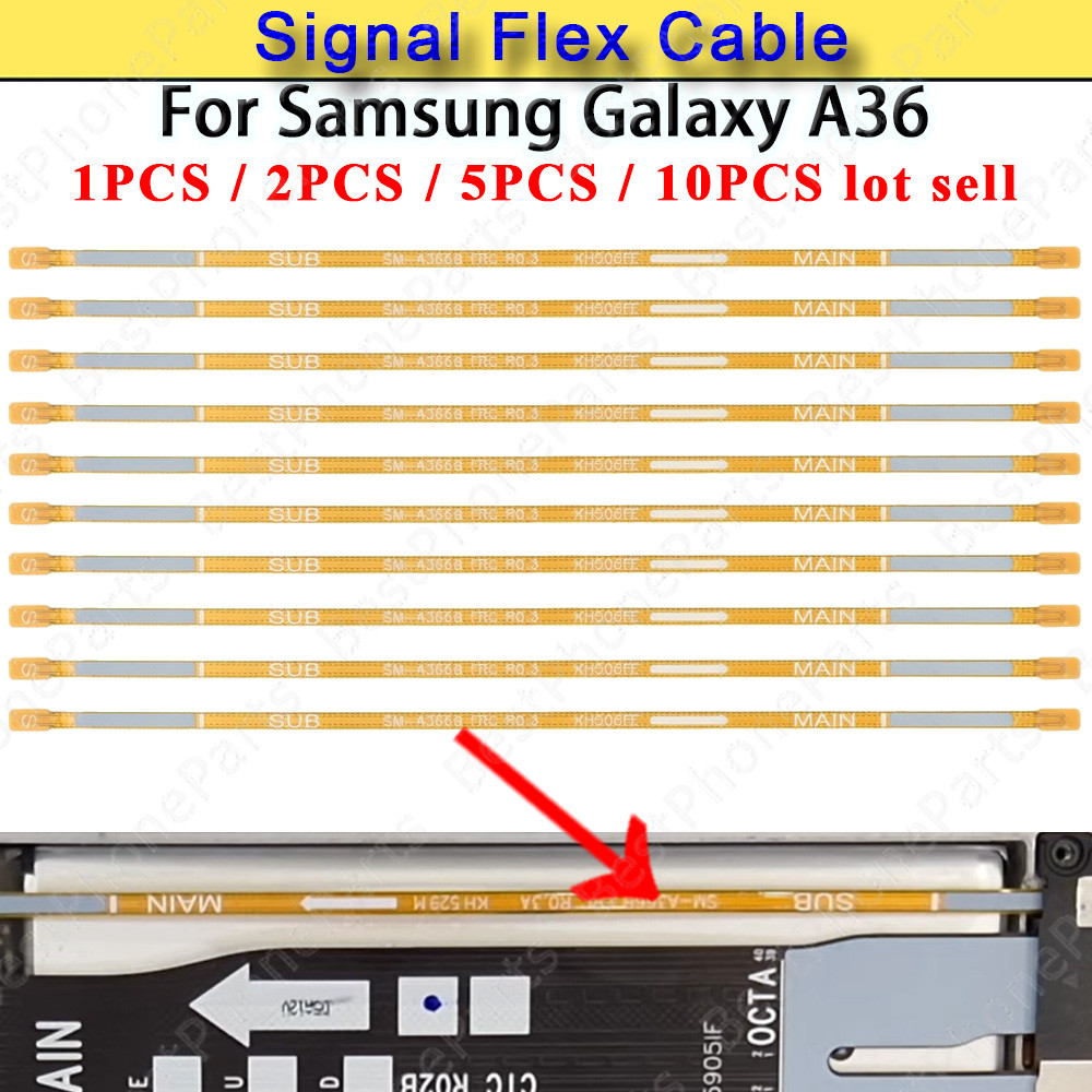 สําหรับ Samsung Galaxy A36 5G SM-A366 สัญญาณเสาอากาศ FRC Ribbon Flex Cable เสาอากาศเชื่อมต่อเปลี่ยนอ