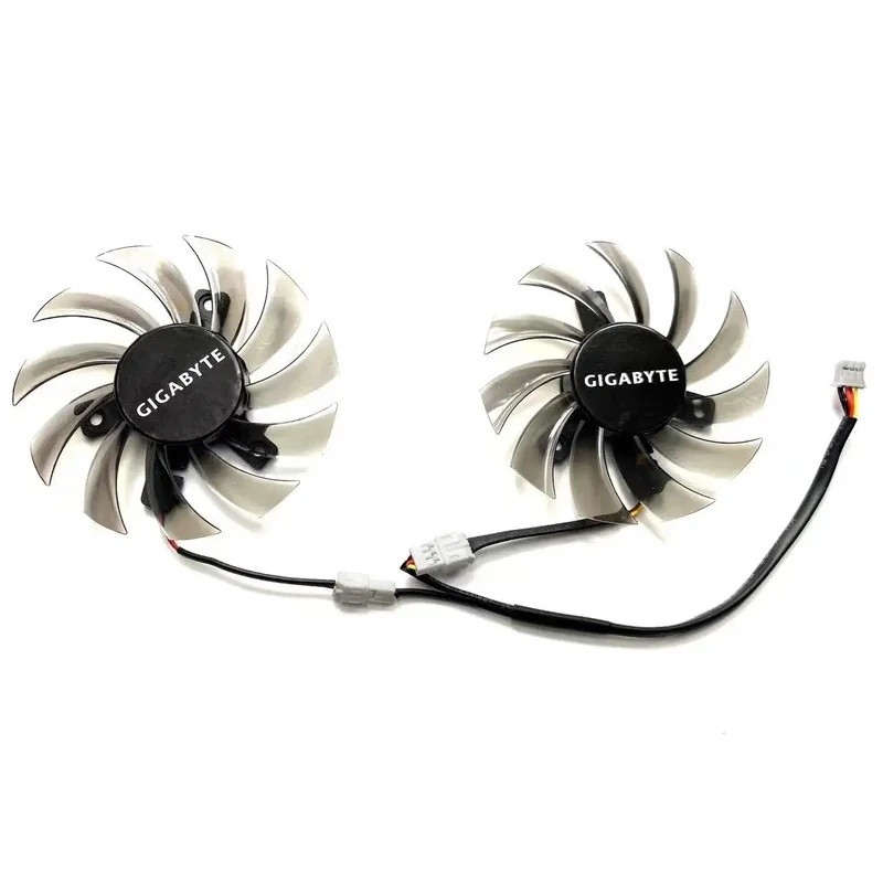 ใหม่ 3PIN T128010SM 75MM GV-N460OC พัดลม GPU สําหรับ Gigabyte GTX 460 465 560 Ti 580 650 750Ti กราฟิ