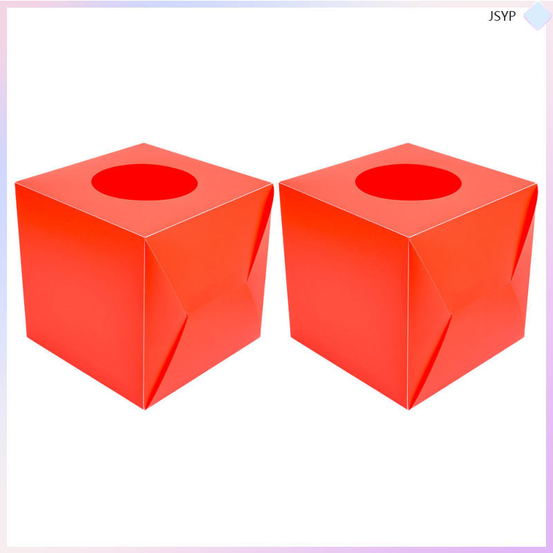 2 ชิ้นกล่องสะสม Raffile กล่องเกม Multifunctional Storage Ticket กล่องกล่อง Raffle Ticket กล่องเก็บ R