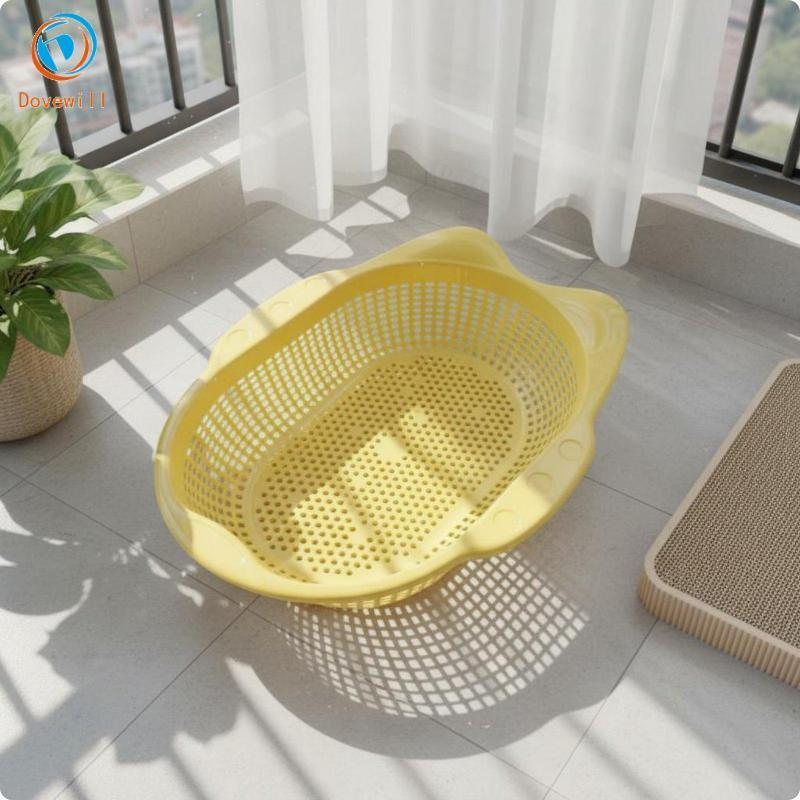 [Jzvphq] Feline Basket Bed ทําความสะอาดง่าย Breathable Feline Bed Summer Use for Indoor