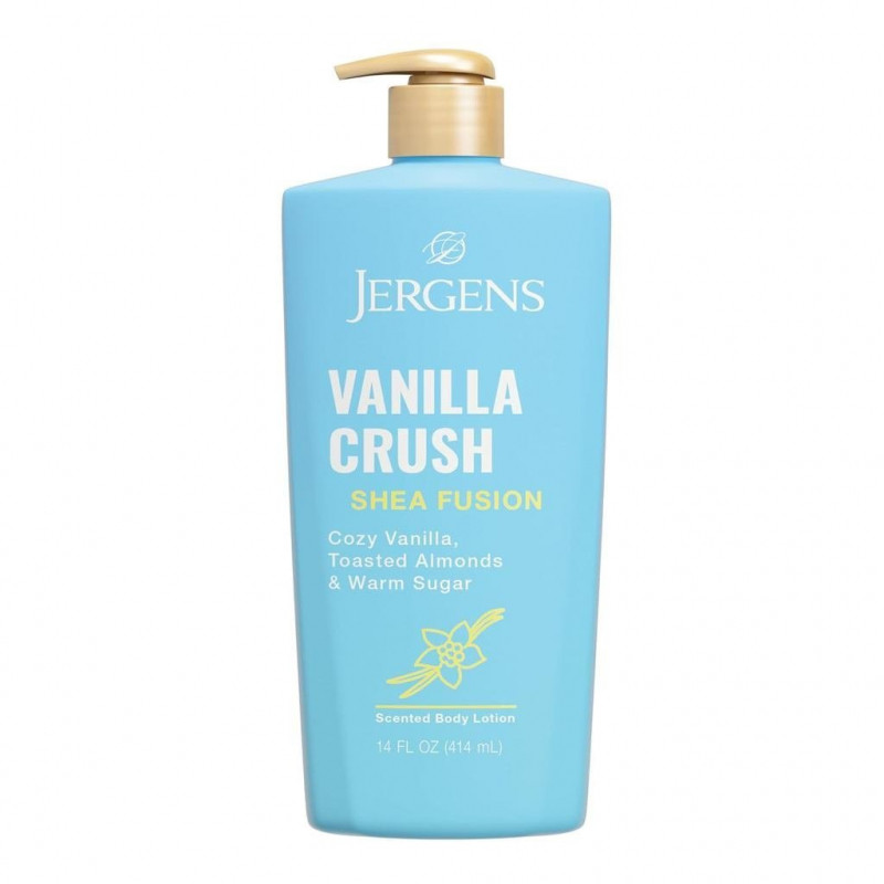 Jergens Shea Fusion Vanilla Crush Body Lotion for Dry , Moisturizing Body Lotion with Shea Butter an