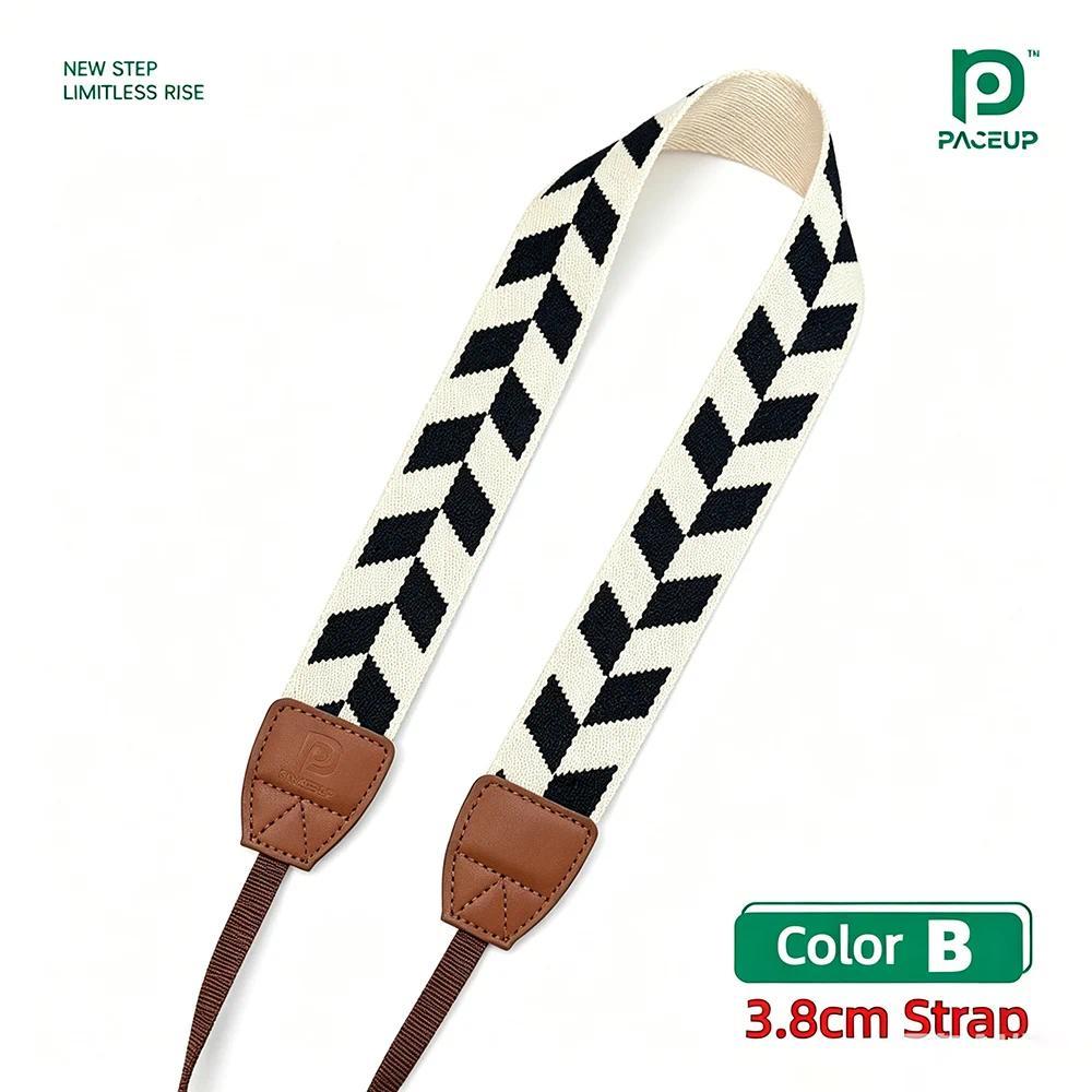 3.8cm Camera Shoulder Strap Vintage Style Universal for Sony ZV-E10 A7M4 A6400 Canon R50 M50 R6 Fuji