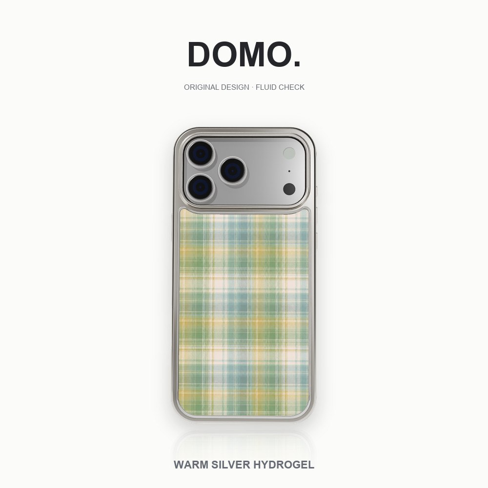 เคสไฮโดรเจลขอบเงินลายสีเบจสำหรับ iPhone 18 Pro Max 18 Pro 18 17 Pro Max 17 Pro 17 Air 16 15 14