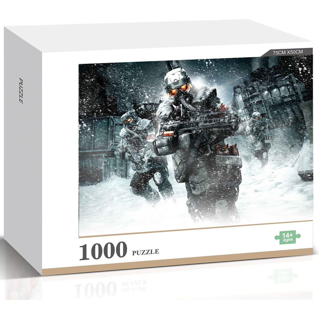 Killzone 3 Helghast จิ๊กซอว์ไม้ของขวัญตกแต่งผนังบ้าน