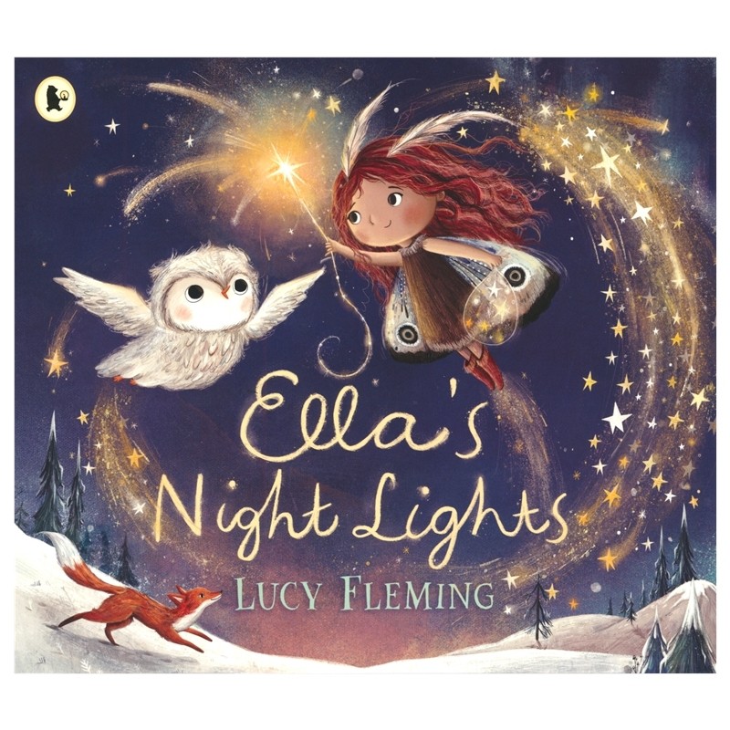 Ellas Night Lights ภาษาอังกฤษต้นฉบับ Ellas Night Lights Lucy Fleming เด็กพ่อแม่และลูก Story หนังสือภ