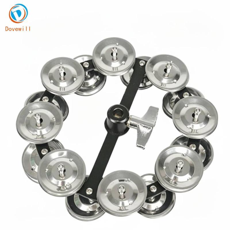 [Jzvphq] Double Layer Cymbal Stainless Steel Effect Bell Drum Accessories Cymbal Stack สําหรับชุดเพอ