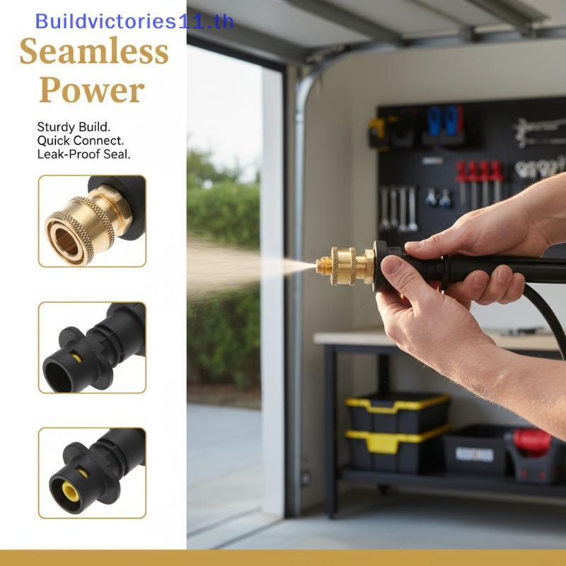 Buildvictories11 อัพเกรด 1/4 " Qui Connect Adapter สําหรับ K2-K7 รุ่นสําหรับความพยายามแรงดันสูงทําคว