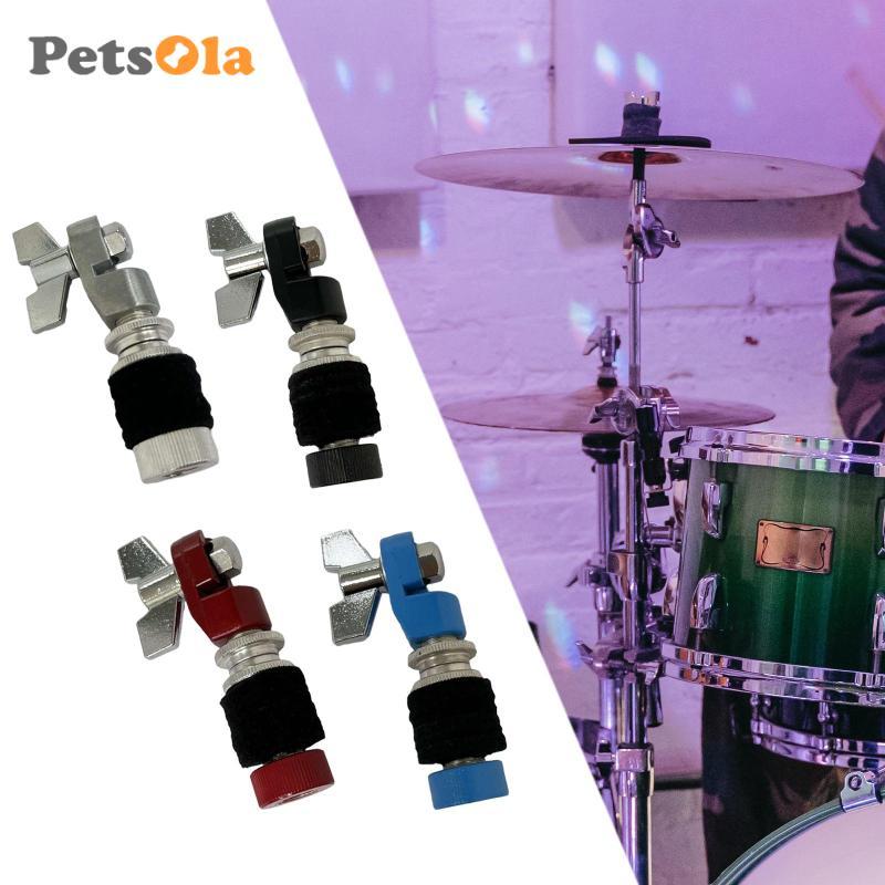 [Koolsoo2] Metal Jazz Drum Hi Hat Clutch Drum Cymbals Holder Accessory for Acoustic Hi Hat Cymbals w