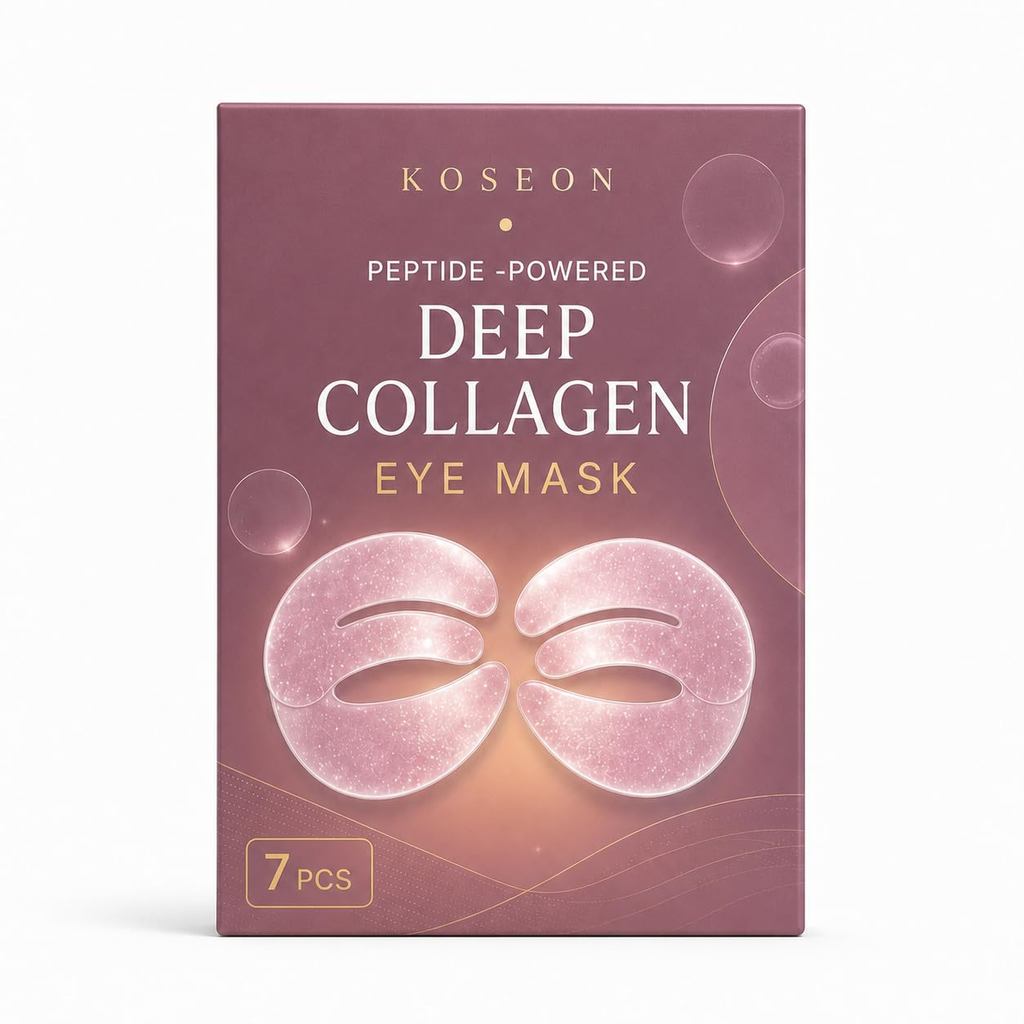Koseon Collagen Eye Mask, Peptide Hydrogel Eye Patch, 7 แพทช์