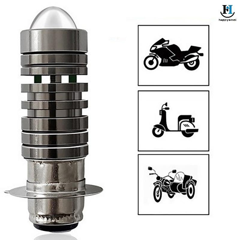 [GA] Universal 12V Dual Color ไฟหน้าหลอดไฟ P15D H6 PX15D LED ไฟหน้ารถจักรยานยนต์ H6 สกู๊ตเตอร์ Motob