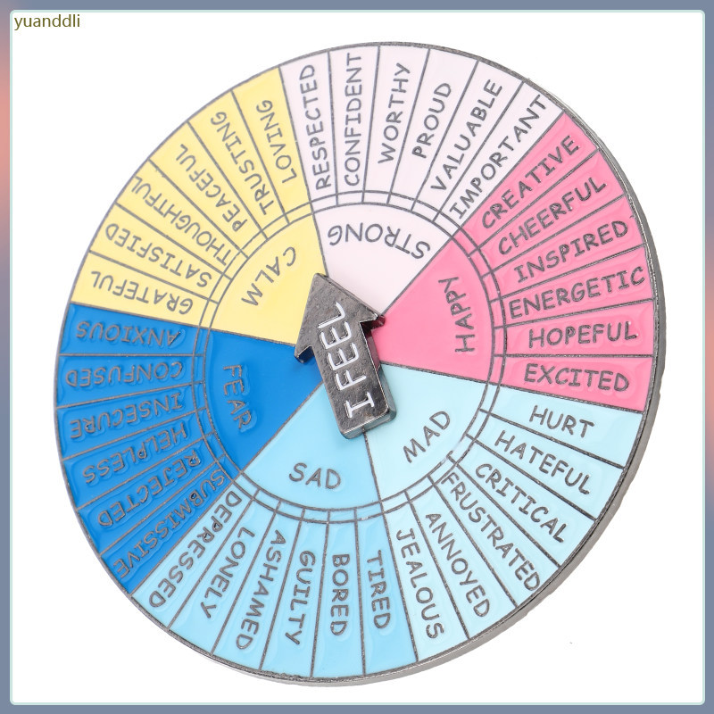 Social Emotion Wheel เข็มกลัดตลก อารมณ์สําหรับเข็มกลัดให้ความรู้สึกเพื่อน