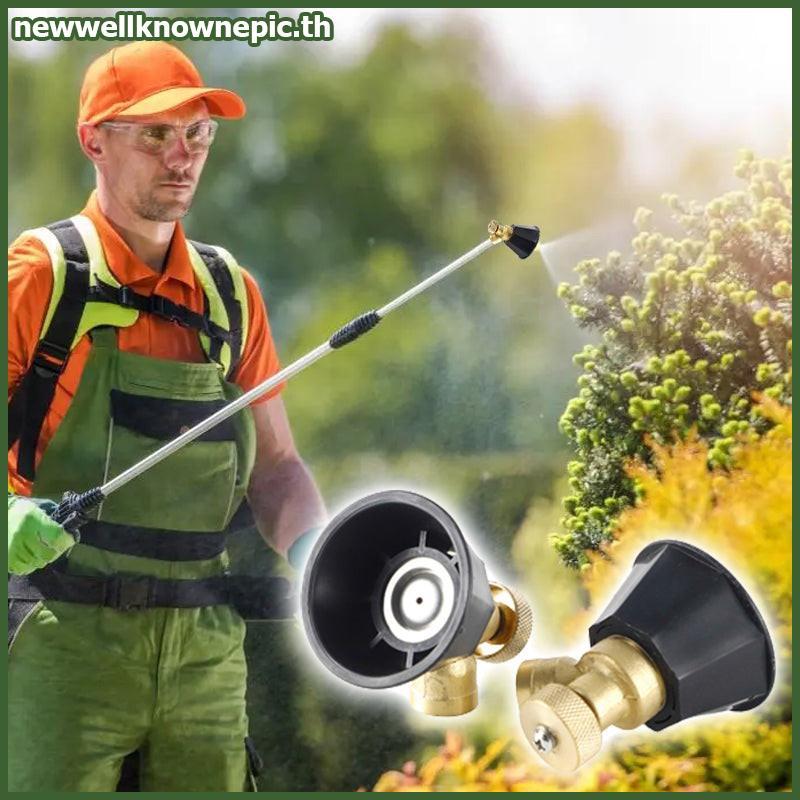 Newwellknownepic การเกษตรแรงดันสูง Air Vortex ing หัวฉีดปรับ Water Outlet หัวฉีดสําหรับดอกไม้หญ้าสวน