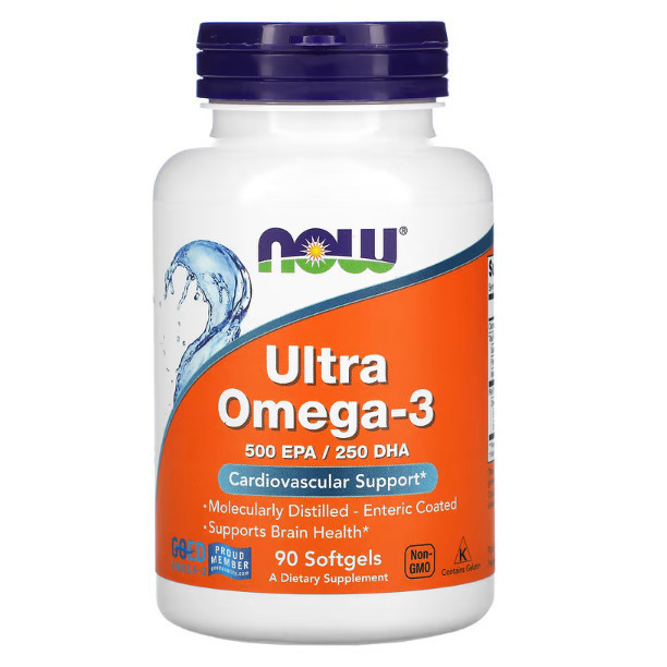 【คูปอง】Ultra Omega 3 โอเมก้า 3 น้ำมันปลา มีกรดไขมันดี เหมาะกับผู้ที่ใส่ใจสุขภาพ 500EPA/250DHA 90 Now