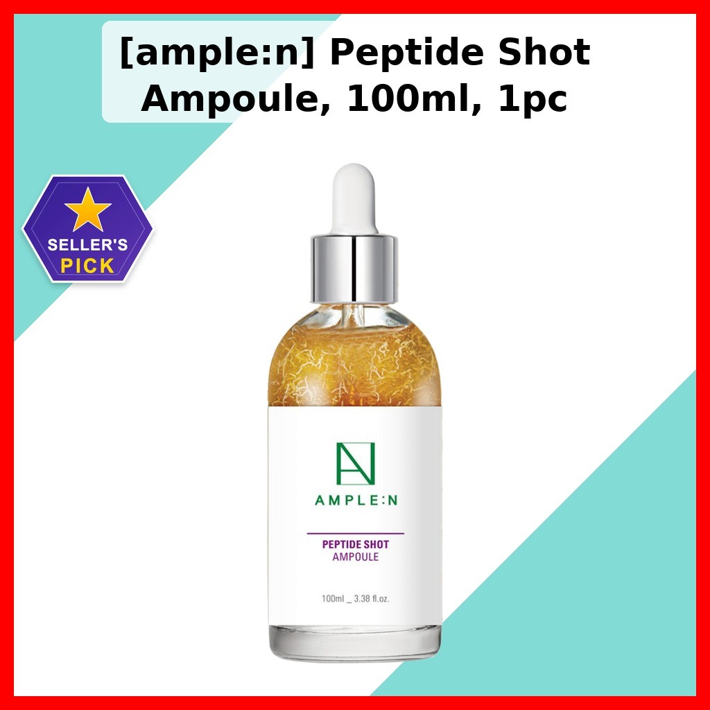[ample:n] Peptide Shot Ampoule, 100ml, 1pc / Korean Peptide Serum / Elasticity Boost / ของแท้ 100% โ