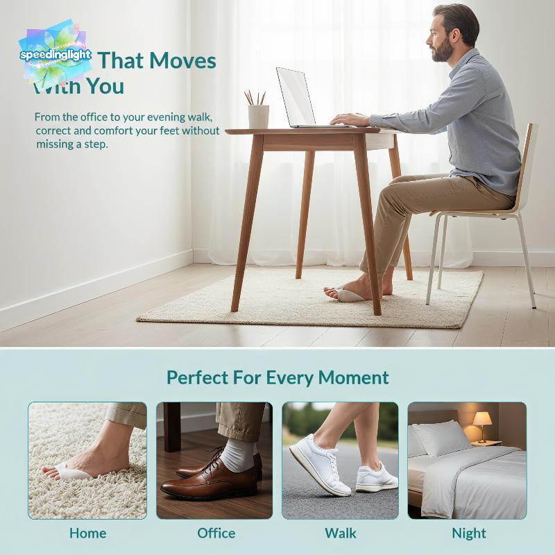 SPGH 1 คู่ Soft Bunion Corrector เครื่องแยกนิ้วเท้า Spacers Pads สําหรับ Bunion Relief Bunion Hot