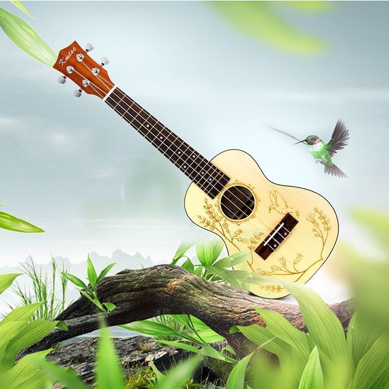 Kmise Play Grade Ukulele Professional Grade 77cm Spruce Beginner Ukulele