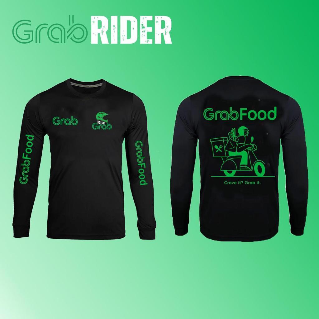 เสื้อแขนยาว Grab Team เสื้อกันหนาว Grab Food ผ้าเนื้อดี ใส่สบายเรา
