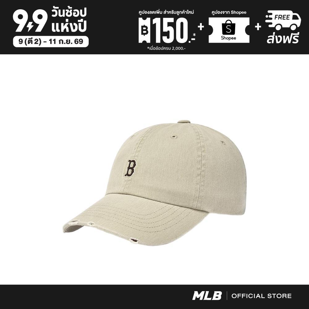MLB หมวกแก็ป ยูนิเซ็กซ์ Vintage Nano Unstructured Ballcap รุ่น 3ACPB096N 43BGS สีเบจ