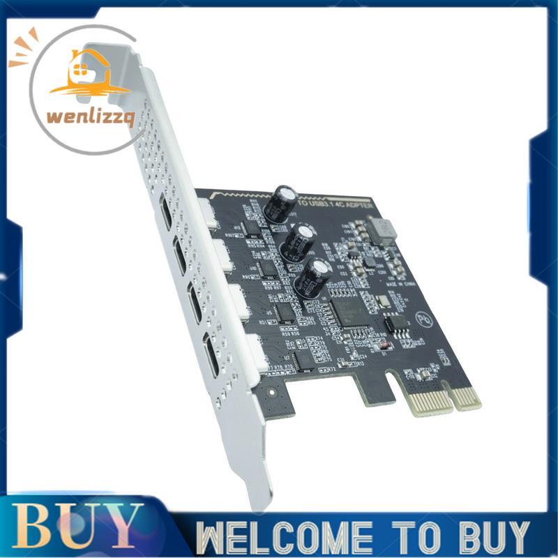 อะแดปเตอร์การ์ด USB3.1 PCI-E Express 1x UPD720201 พร้อม Low-Profile Bracket USB-C Female to Type-C F
