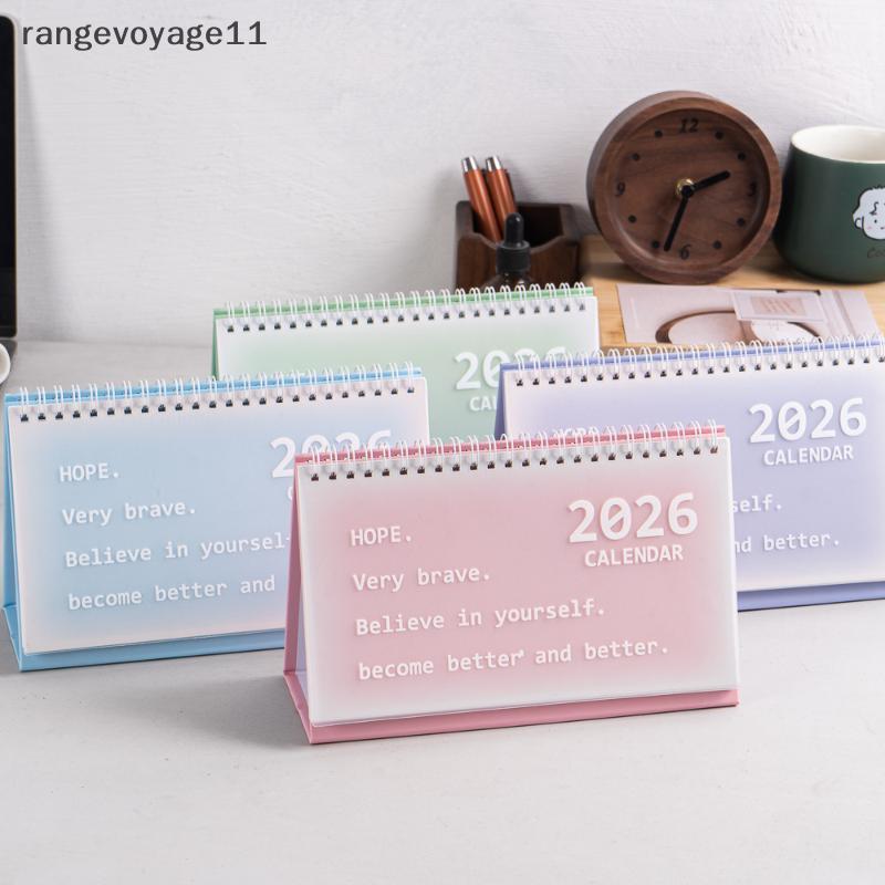 [Range11] 2026 ปฏิทินตั้งโต๊ะปฏิทินภาษาอังกฤษขนาดใหญ่หนังสือประจําปีที่จะทํารายการรายเดือนวางแผนรายว