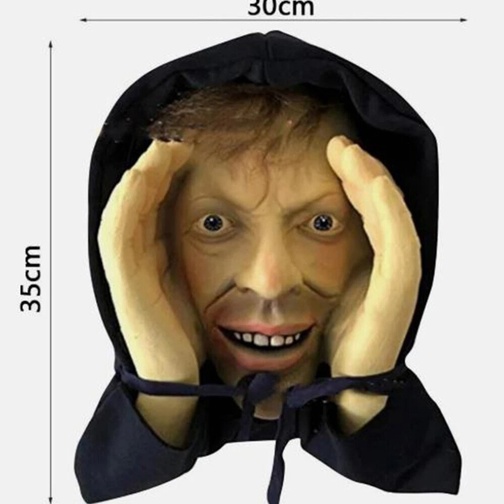 Scary Peeper Freak Halloween Decoration Scary Peeper Window Prank Indoor And Outdoor Window Stickers