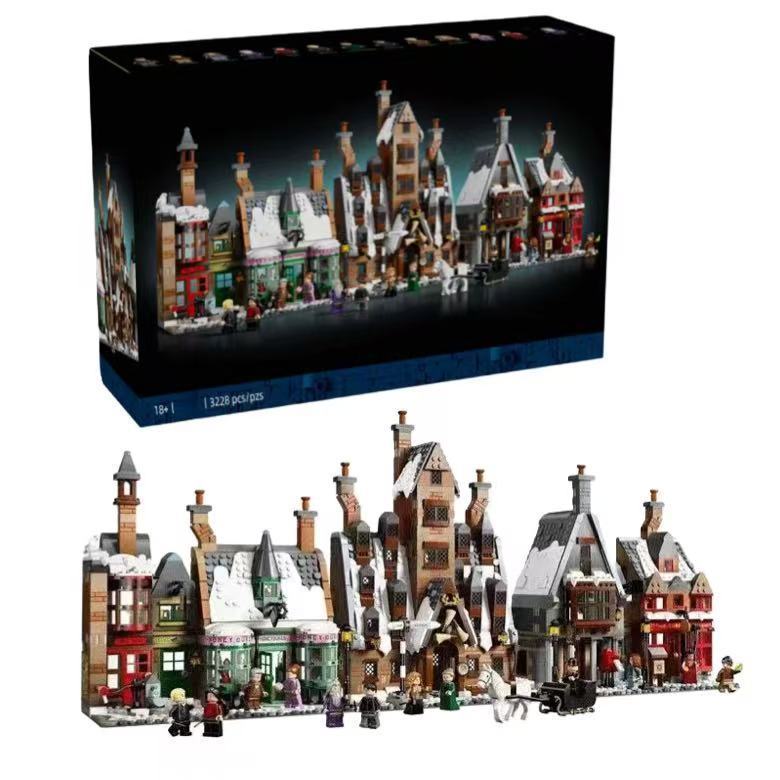 76457 Harry Potter Series Hogmode Village Building Blocks Building Street View ของเล่น